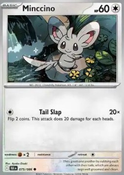 Minccino Pokemon card from Black Bolt
