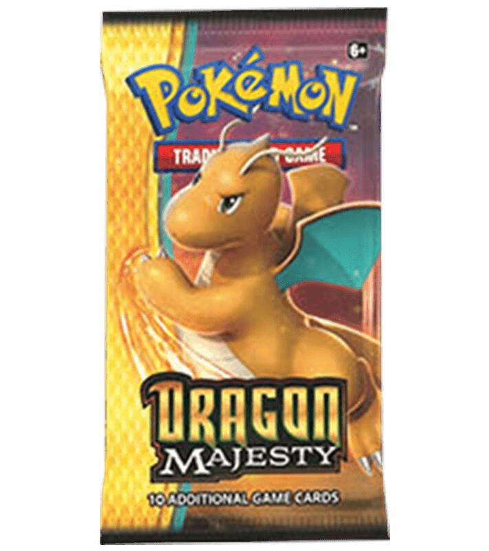 Dragon Majesty Booster Pack Pokemon card from Dragon Majesty