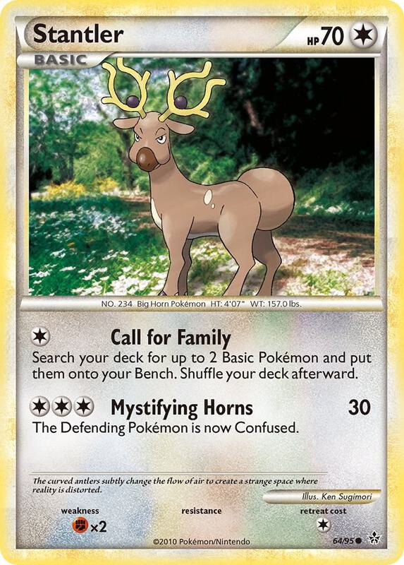 Stantler Pokemon card from Unleashed